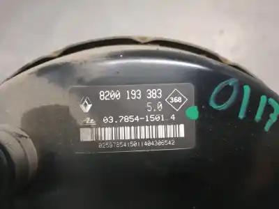 Автозапчастина б/у гальмівний серво для renault clio ii fase ii (b/cb0) base authentique 82 cv / 60 kw посилання на oem iam 8200193383  