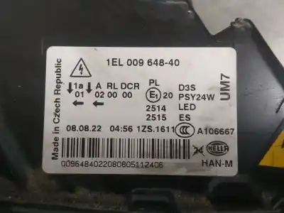 Pezzo di ricambio per auto di seconda mano Faro Anteriore Destro per AUDI A3 (8P) 2.0 TDI Attraction (DPF) (125kW) Riferimenti OEM IAM 1EL00964840  