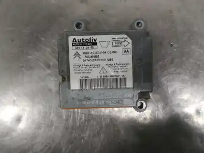 Second-hand car spare part Airbag Control Unit for PEUGEOT PARTNER (S2) 1.9 Combi Pro [1.9 Ltr. - 51 kW Diesel] OEM IAM references 9653190880  