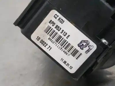 Second-hand car spare part indicator switch for audi a3 (8p) 2.0 tdi ambiente (dpf) (125kw) oem iam references 8p0953513e  