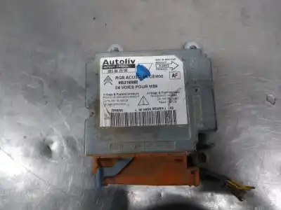 Peça sobressalente para automóvel em segunda mão centralina de airbag por peugeot partner (s2) combi plus referências oem iam 9653190880  