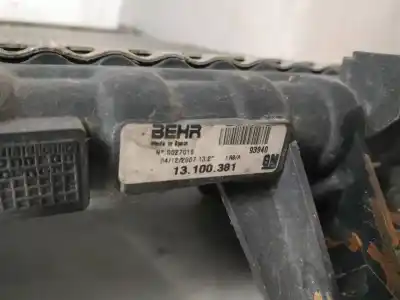 Peça sobressalente para automóvel em segunda mão radiador de água por opel combo familiar referências oem iam 13100381  