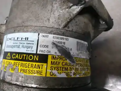 Piesă de schimb auto la mâna a doua COMPRESOR DE AER CONDIȚIONAT pentru RENAULT SCENIC II  Referințe OEM IAM 8200309193  