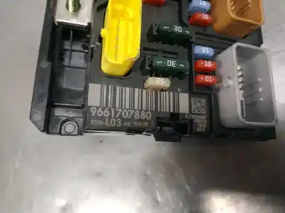 Peça sobressalente para automóvel em segunda mão caixa de fusíveis e relés por citroen c2 audace referências oem iam 9661707880  