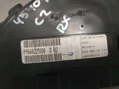 Pezzo di ricambio per auto di seconda mano PANNELLO DEGLI STRUMENTI per CITROEN C2  Riferimenti OEM IAM P9660225880  