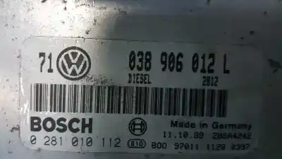 Автозапчасти б/у блок управления двигателем за seat leon (1m1) signo ссылки oem iam 038906012l  