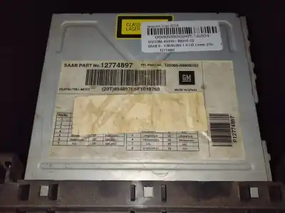 Second-hand car spare part audio system / radio cd for saab 9-3 (ys3f, e79, d79, d75) 1.9 tid oem iam references 12774897  