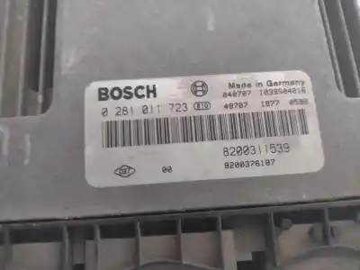 Автозапчастина б/у ебу контролер двигуна для renault laguna ii (bg0/1_) 1.9 dci (bg08, bg0g) посилання на oem iam 0281011723  