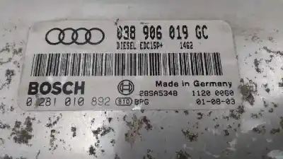 Автозапчастина б/у ебу контролер двигуна для audi a3 (8l) asv посилання на oem iam 038906019gc  