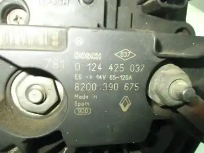 Автозапчасти б/у генератор за renault clio ii fase ii (b/cb0) k9k704 ссылки oem iam 8200390675  
