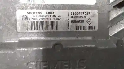 Автозапчасти б/у блок управления двигателем за renault clio ii fase ii (b/cb0) g-d4f712 ссылки oem iam s120201105a  