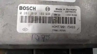 Автозапчасти б/у блок управления двигателем за renault scenic rx4 (ja0) f9q740 ссылки oem iam 0281010189  