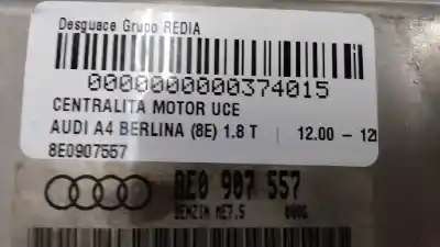 Автозапчасти б/у блок управления двигателем за audi a4 b6 (8e2) 2.0 ссылки oem iam 8e0907557  