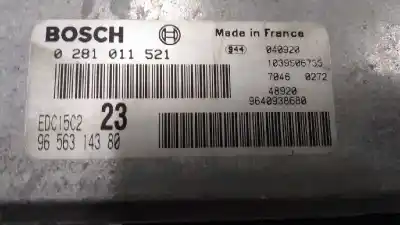 Second-hand car spare part ecu engine control for citroen xsara picasso (n68) 2.0 hdi oem iam references 0281011521  