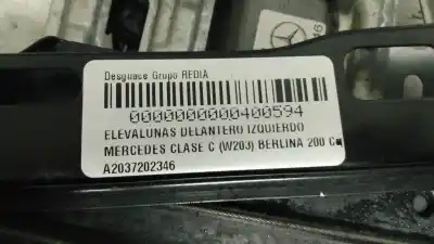 Автозапчасти б/у регулятор стекла переднего левого за mercedes-benz clase c (w203) c 200 kompressor (203.042) ссылки oem iam a2037202346  