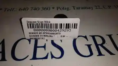 Recambio de automóvil de segunda mano de SENSOR DE APARCAMIENTO para CITROEN C4 I (LC_)  referencias OEM IAM 9663821577XT  