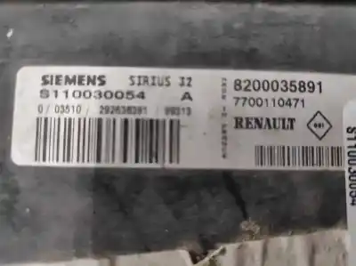 Автозапчасти б/у блок управления двигателем за renault scenic i (ja...) 2.0 16v rx4 ссылки oem iam s110030054a  