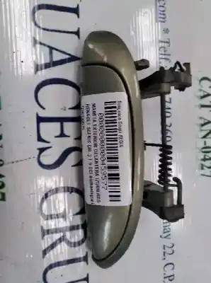 Автозапчасти б/у левая передняя наружная ручка за renault scenic (ja..) f9q744 ссылки oem iam 7700433075  