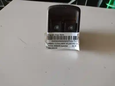 Peça sobressalente para automóvel em segunda mão BOTÃO / INTERRUPTOR ELEVADOR VIDRO DIANTEIRO ESQUERDO por DACIA DOKKER  Referências OEM IAM 254110431R  