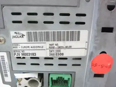 Peça sobressalente para automóvel em segunda mão sistema de áudio / rádio cd por jaguar s-type ii (x200) 4.0 v8 referências oem iam pjvm003183  