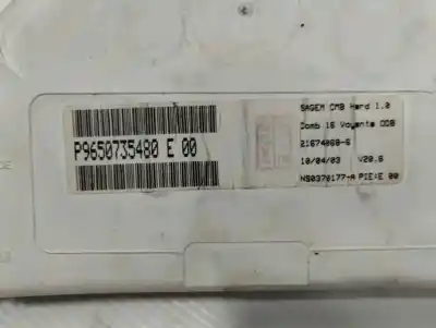 Автозапчастина б/у панель інструментів для citroen c3 8hx посилання на oem iam p9650735480e  