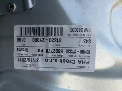 Автозапчасти б/у регулятор стекла переднего правого за hyundai ix35 (el/lm) d4ha ссылки oem iam 824802y330  