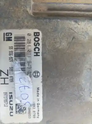 Автозапчастина б/у ебу контролер двигуна для audi a6 c5 avant (4b5) 2.5 tdi посилання на oem iam 0281011943  