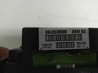 İkinci el araba yedek parçası röle/sigorta kutusu için peugeot 307 (s1) rhydw10td oem iam referansları 9643538080  