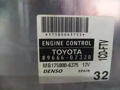 Автозапчасти б/у блок управления двигателем за toyota corolla (e12) 1cdftv ссылки oem iam 8966602320  