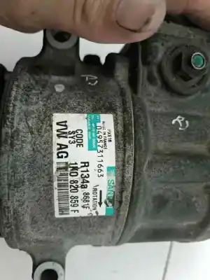 Gebrauchtes Autoersatzteil klimakompressor zum volkswagen golf v berlina (1k1) 1.9 tdi oem-iam-referenzen 1k0820859f  
