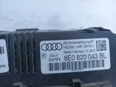 Автозапчасти б/у климат-контроль за audi a4 b7 avant (8ed) 2.0 tdi ссылки oem iam 8e0820043bl  