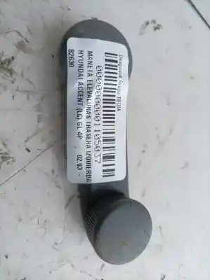 Автозапчасти б/у ручка заднего левого окна за hyundai accent (lc) g-g4eh ссылки oem iam 82630