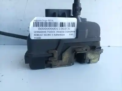 Автозапчасти б/у замок задней левой двери за renault scénic ii (jm0/1_) 1.9 dci (jm0g, jm12, jm1g, jm2c) ссылки oem iam 113333  