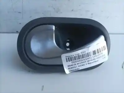 Second-hand car spare part interior left rear handle for renault scénic ii (jm0/1_) 1.9 dci (jm0g, jm12, jm1g, jm2c) oem iam references 8200028487