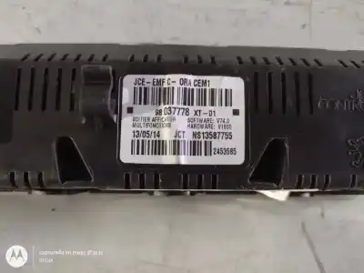 Second-hand car spare part multifunction display for citroen c3 8h01 oem iam references 98037778  