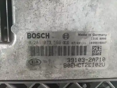 Second-hand car spare part ecu engine control for kia ceed (ed) d4fb-u oem iam references 0281013569  
