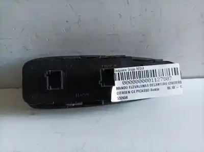 Second-hand car spare part left front power window switch for citroen c4 picasso i monospace (ud_) 2.0 hdi 138 oem iam references 96639383zd  
