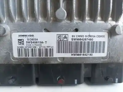 Second-hand car spare part ecu engine control for citroen c4 picasso i monospace (ud_) 2.0 hdi 138 oem iam references sw9664287480  