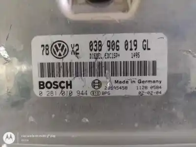 Автозапчастина б/у ебу контролер двигуна для volkswagen passat b5.5 variant (3b6) 1.9 tdi посилання на oem iam 038906019gl  