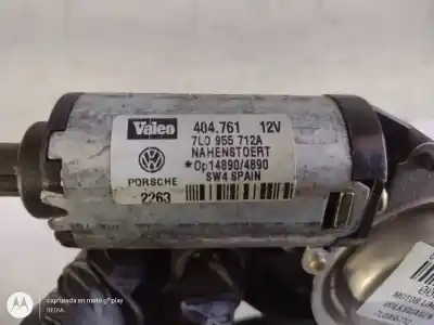 Автозапчастина б/у двигатель заднього склоочисника для volkswagen touareg (7l6) bac посилання на oem iam 7l0955712  