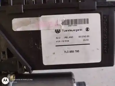 Автозапчастина б/у двиг скла задне ліво для volkswagen touareg (7l6) bac посилання на oem iam 7l0959795  