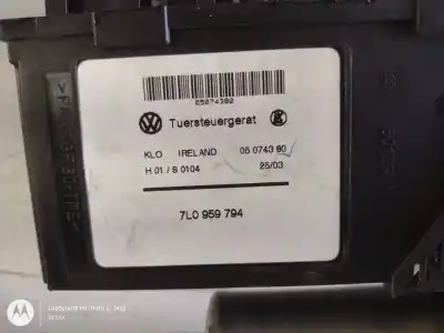 Автозапчастина б/у двигатель заднього правого скла для volkswagen touareg (7l6) bac посилання на oem iam 7l0959794  