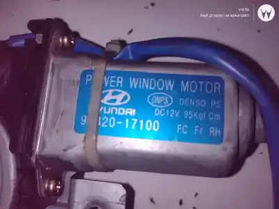 Second-hand car spare part passenger side right window regulator for hyundai matrix (fc) 1.5 crdi oem iam references 9882017100  