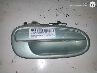 Автозапчасти б/у задняя правая наружная ручка за hyundai matrix (fc) 1.5 crdi ссылки oem iam 8366017000