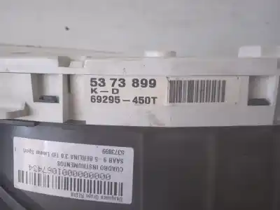 Автозапчастина б/у панель інструментів для saab 9-5 (ys3e) 3.0 tid посилання на oem iam 5373899  