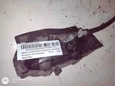 Автозапчастина б/у усередині передня права ручка для peugeot 407 sw rhrdw10bted4 посилання на oem iam 100127387  