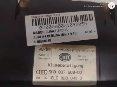 Second-hand car spare part climate control for audi a4 b5 (8d2) 1.9 tdi oem iam references 8l0820043b  