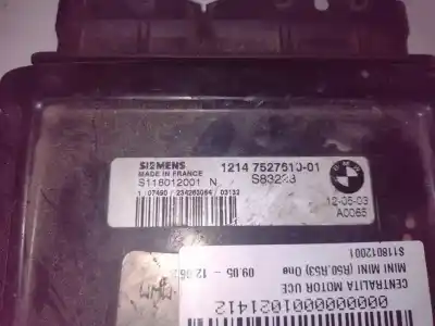Second-hand car spare part ecu engine control for mini mini (r50,r53) g-w10b16a oem iam references s118012001n  