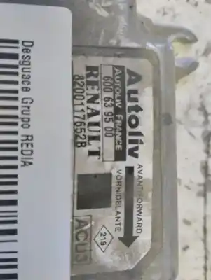 İkinci el araba yedek parçası hava yastigi kontrol ünitesi için renault scénic i monospace (ja0/1_, fa0_) 1.4 16v (ja0d, ja1h, ja0w, ja10) oem iam referansları 8200117652b  