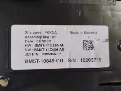Автозапчастина б/у панель інструментів для ford grand c-max (cb7) t1da посилання на oem iam 208595517  